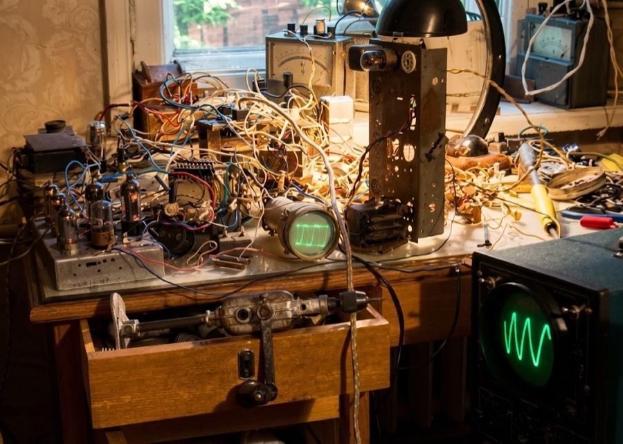 Mark's first electrical setup